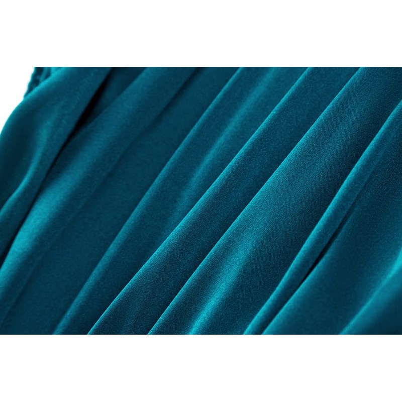 SilRiver Calzoncillos de satén de seda para hombre, ropa interior