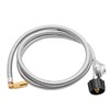 ABYDA ABYDA 6 FT Propane Adapter Hose with Regulator, Elbow