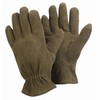 Briers Medium Ladies Washable Leather Gardening Gloves - Green