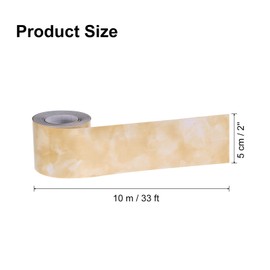 uxcell 33 Ft x 2 Inch Wood Grain Repair Tape, Self Adhesive Wood Colored Tape for Furniture, Floors, Cabinets, Windows, Doors (Palace Style)