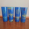 Coaster Milagro Tequila ~ Set of 4 Glass Shot Glasses