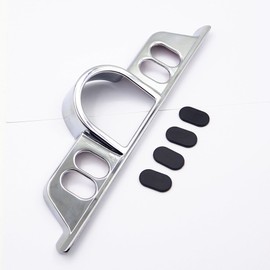 AKSYZ Chrome Switch Dash Panel Accent Cover For Harley Touring 96-13 Electra Glide Street Glide FLHX 06-13 Trikes 09-13