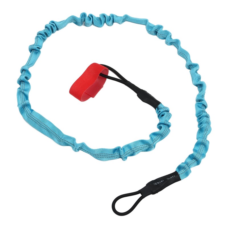 2Pcs Kayak Paddle Leash Nylon Rubber Corrosion Resistant Stretchable Anti