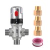 TreMax Thermostatic Mixing Valve,Shower Water Mixing Valve, With 1/2“G to