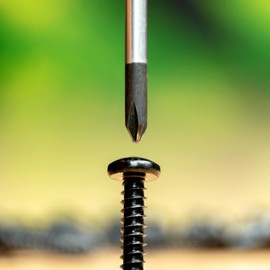 Pack of 20 Flat Head Phillips Self Tapping Screws - Black Galvanised, Rustproof - Self Tapping Phillips Self Drilling Self Drilling Screws (20, 3.9 x 9.5)