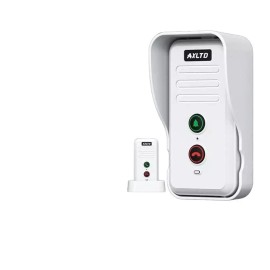 Intercom 무선인터폰 양방향 현관 호출기 인터콤 초인종 주택 무선 [Q. T1810 블랙 1 개의 외부 장치] Wireless Intercom Two-Way Doorbell Home Wireless [Q. T1810 Black 1 External Device]
