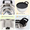 Rorence Stainless Steel Mixing Bowls: Stackable Mixing Bowl Set with