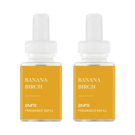 Pura Smart Home Air Diffuser Fragrance - Smart Home Scent Refill - 2 Pack, Banana Birch