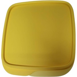 Tupperware to Go Lunch Box Clever Break 550 ml Lunch Box with Divider Eco+ School Tin with Divider (Clever Break 550 ml Yellow)