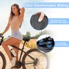 MAKELEN High-Resilience Sponge Bike Saddle with Shock-Absorbing Design, Durable Plastic