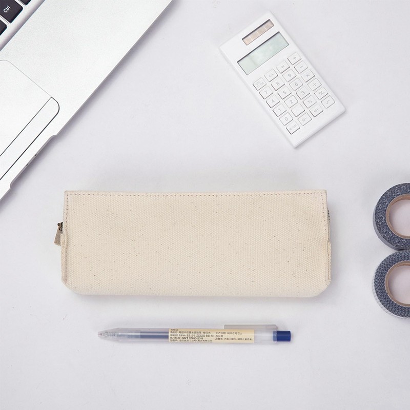 YONBEN Canvas Pencil Case Lightweight and Durable Ideal Canvas Pencil