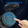 2 Pack USB C Car Charger Socket 12V USB Outlet,