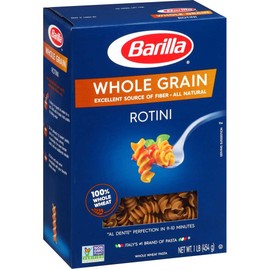Barilla Whole Grain Rotini, 16 Ounce -- 8 per case.