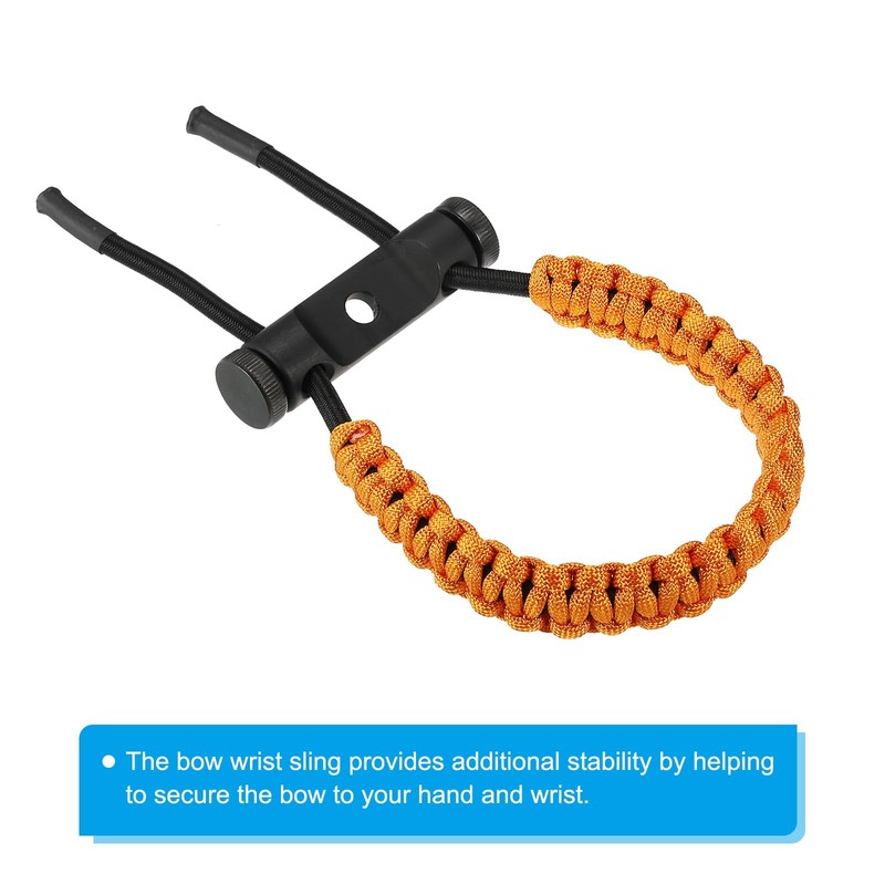 PATIKIL Archery Bow Wrist Sling, Adjustable Compound Braided Wrist Strap