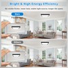 Defurhome LED Ceiling Light,18W 1500LM,100W Equivalent,5000K Daylight White,Waterproof IP54,Flush Mount,