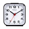 Tinload Small Battery Analog Alarm Clock Silent Non Ticking, Ascending