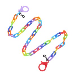 PACKOVE Beaded Eyeglass Chain Kit Rainbow Acrylic Mask Lanyard Jewelry Making Accessories for Women and Lightweight and Versatile Crafting Options for Stylish Necklaces and Bracelets