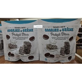 Generic Trader Joe’s Cookies & Crème Pretzel Slims 6oz 170g (Two Bags), 3 Ounce (Pack of 2)