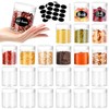 SLifeJars Plastic Jars 8oz Clear Plastic Slime Jars 24Pcs Empty