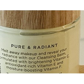 Burt's Bees Vitamin C+ E+ F  Facial Cleansing Balm W Lotus Extract 100 % Natural