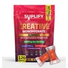 Suplify, Max 5000mg, 120 Creatine Monohydrate Gummies, Added 500mg BCAAs