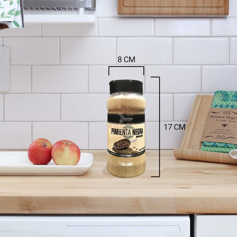 Pontino Pimienta negra molida, 300 g