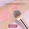 Maange 6pcs Brochas Maquillaje Doble Punta Set Multi Usos Estuche