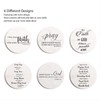 Hoomey Coasters for Drinks with Bible Verses, Set of 6