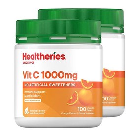헬써리스 비타민C healtheries vit c 1000mg 100정 2개 Healtheries Vitamin C 1000mg 100 Tablets 2 Pack