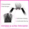 VEYESBEAUTY Lash Clusters Kit Individual Fluffy Lash Extensions Kit 3D