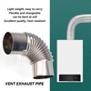 SHANOER Boiler Water Heater Stainless Steel Elbow Vent Pipe For