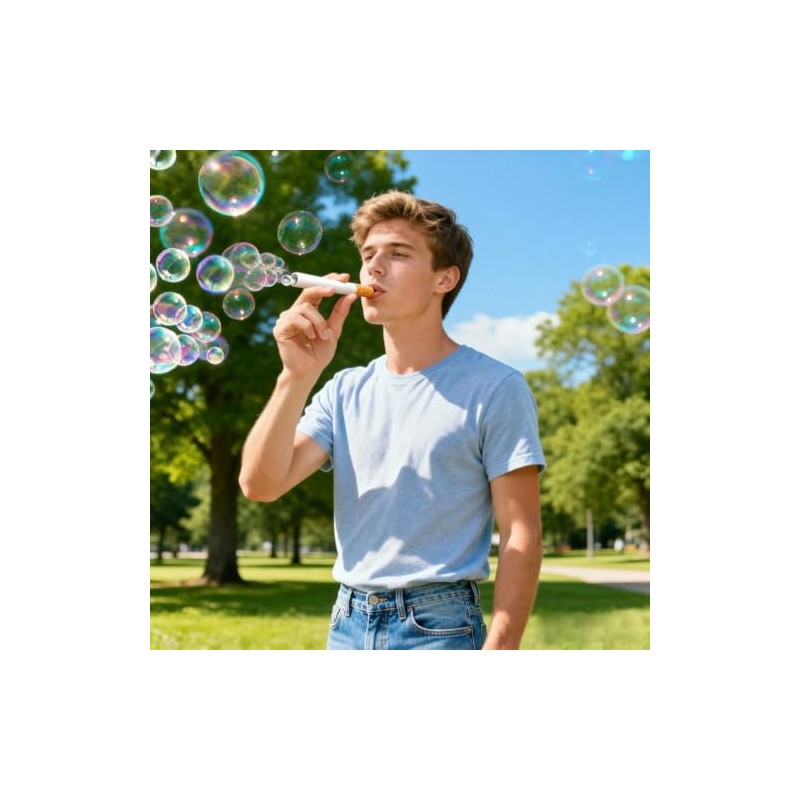 Bubble Cigarette Pack – Realistic Fake Cigarette Bubble Blower, Mini