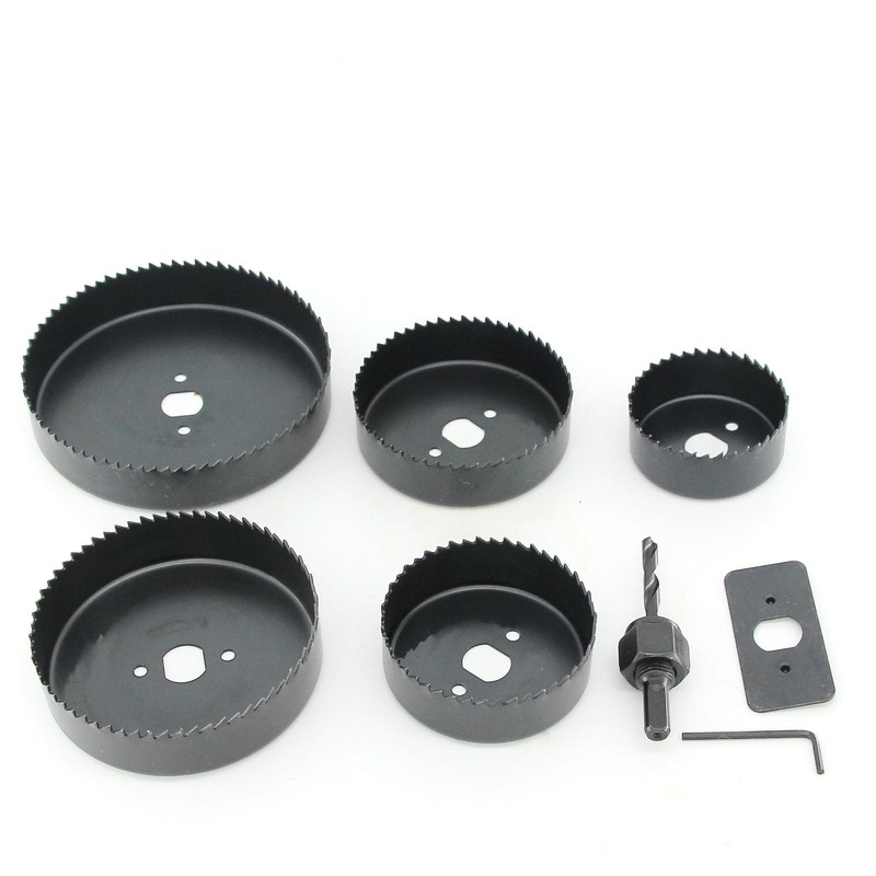 Hole Saw Set - Carbon Steel Downlights Holesaw Drill Bit