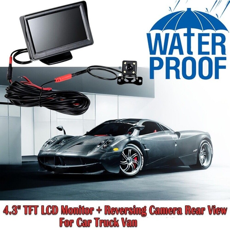 4.3 Inch TFT LCD Car Monitor Vehicle Rear View Reverse