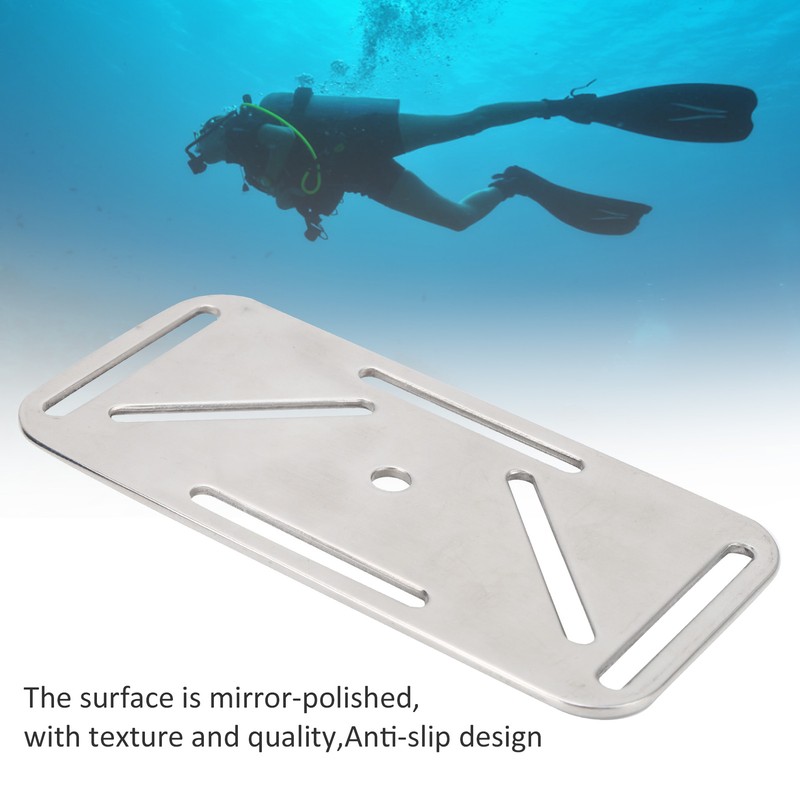 Diving Stainless Steel Weight Belt Keeper Buckle Adjustable Weight Webbing