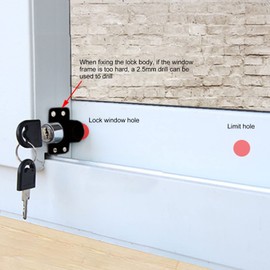 Nimomo Door and Window Safety Lock, Sliding Door Child Lock Door and Window Lock for Child Safety Sliding Glass Door Child Safety Lock Sliding Glass Door Child Lock Baby Safety Lock