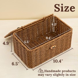 WeeNest Rectangular Wicker Tissue Box Cover, Facial Tissues Boxes, Tissue Box Cover Rectangle, Tissue Box Holder Rectangular, Tissue Boxes, Tissue Box Cover Rectangular, Resin Wicker, Toffee