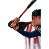 Zett BG798 Batting Gloves, Neo-Status, Ambidextrous, Red x Gold (6482),