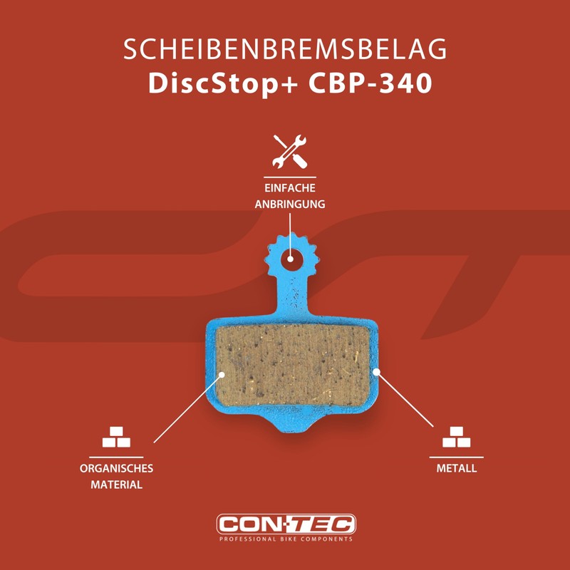 CONTEC Disc Brake Pads Avid Elixir Disc Stop and 4250311373256