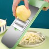 Mandoline Food, 5-in-1 Vegetable,Multi Functional Food Chopper Potato Veggie Vegetable