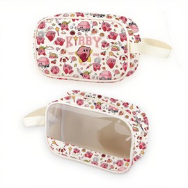 TGBJE Video Game Character Themed Inspired Clear Cosmetic Bag Anime Merch Cartoon Lover Toiletry Pouch Gamer Fan Gifts (C KB Mb)