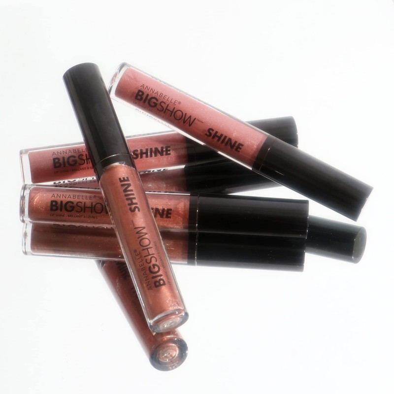 Annabelle Bigshow Lip Shine, Smirk, Vegan, Cruelty-Free, Paraben-Free, 3 mL
