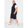 BadRhino Mens Big & Tall Jogger Shorts Blue, Navy