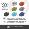 Oggi Spooner Stainless Steel Spoon Rest - Mess Free Cooking,