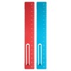 sourcing map 2pcs Straight Ruler 15cm Metric Metal Aluminum Alloy