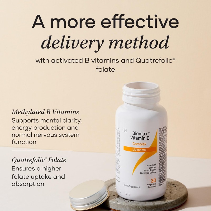 Coyne Biomax – Vitamin B Complex – High Absorption Liposomal
