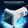 Walfront 22 mm 60-500V 0-100A Digital Voltmeter Ammeter LED Voltmeter