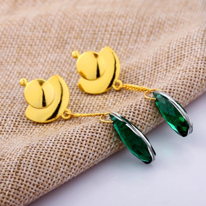 Earrings for Apothecary Diaries Maomao Cosplay - Green Drop Earrings