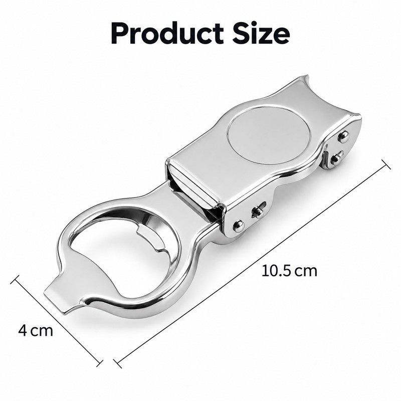 Multifunction Bottle Opener for Home & Bar – Stainless Steel