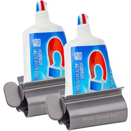 Rodillo exprimidor de pasta de dientes, tubo de acero inoxidable, para guardar pasta de dientes, cremas, pone fin a los desechos, simple y práctico (g